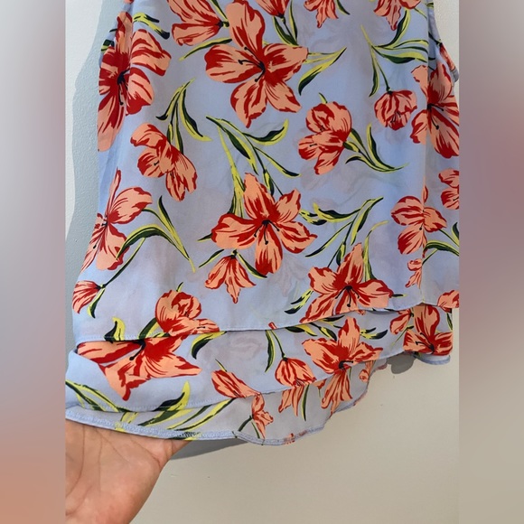 Blue Lily Alfred Sung three layers tank top very light and flowy - Picture 5 of 6